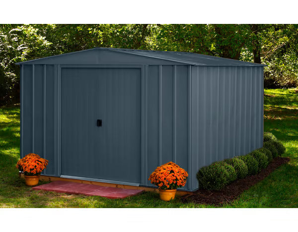 Abri métal anthracite - Dim intér : 303 x 287 x 209 cm