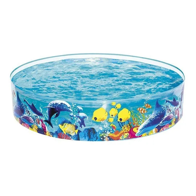 Bestway - Piscine autoportante FILL'N FUN CORAIL ronde Ø183 x 38cm