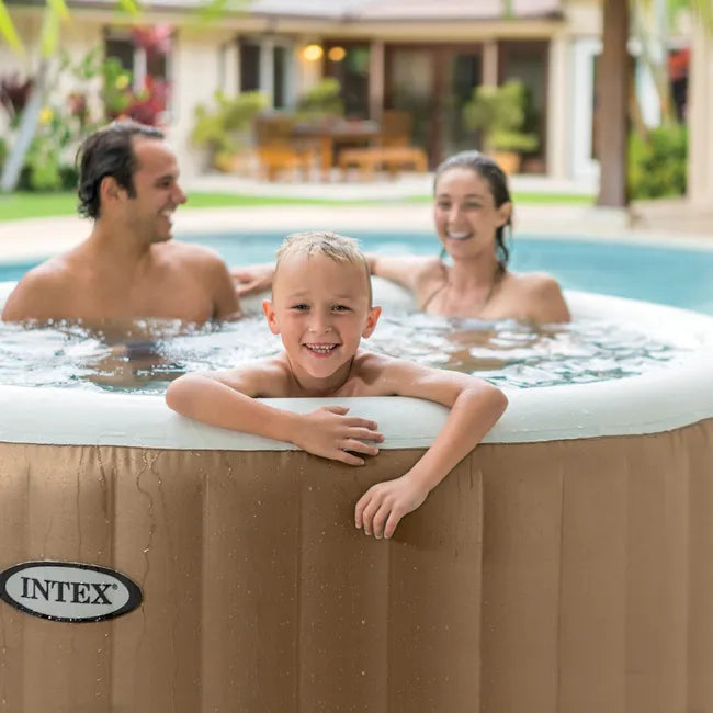 Intex - Pure spa gonflable Sahara rond 4 places